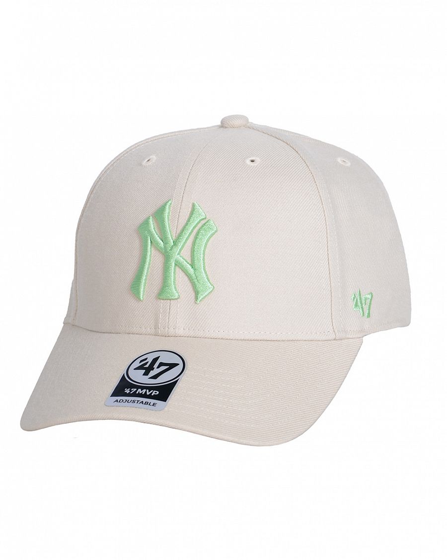 Бейсболка классическая с изогнутым козырьком '47 Brand MVP SNAPBACK New York Yankees Bone Lime отзывы Бейсболка классическая с изогнутым козырьком '47 Brand MVP SNAPBACK New York Yankees Bone Lime отзывы