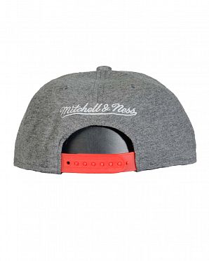 Бейсболка с прямым козырьком Mitchell and Ness JERSI Detroit Redwings Grey Red Бейсболка с прямым козырьком Mitchell and Ness JERSI Detroit Redwings Grey Red