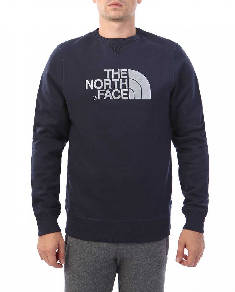 Толстовка мужская свитшот хлопок The North Face Drew Peak Urban Navy отзывы