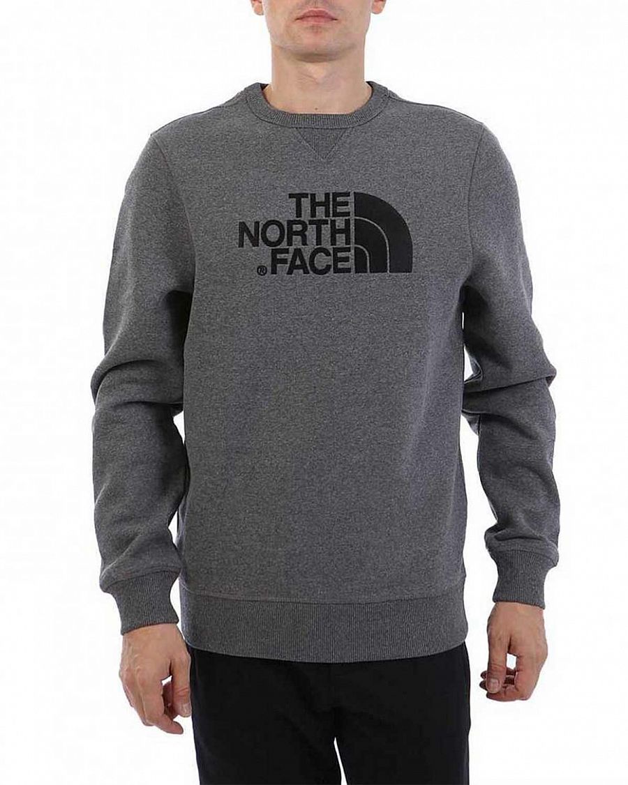 Толстовка мужская свитшот хлопок The North Face Drew Peak Grey отзывы