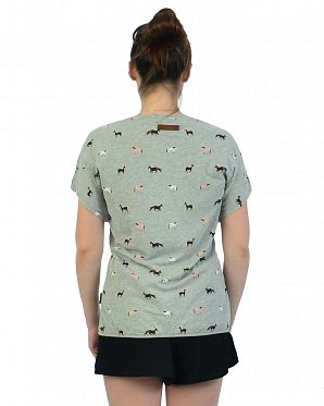 Футболка женская Naketano Not in my Natute Gray Melange Футболка женская Naketano Not in my Natute Gray Melange
