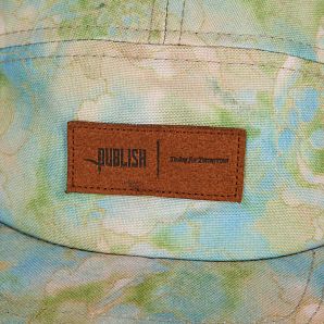 Бейсболка с прямым козырьком Publish Herald Tan