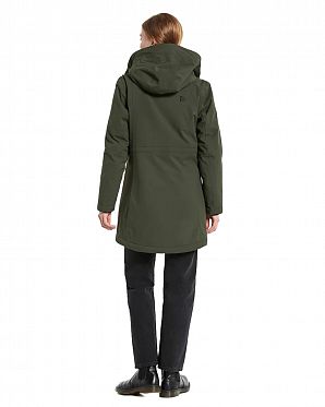 Демисезонная парка женская Didriksons Cajsa Green