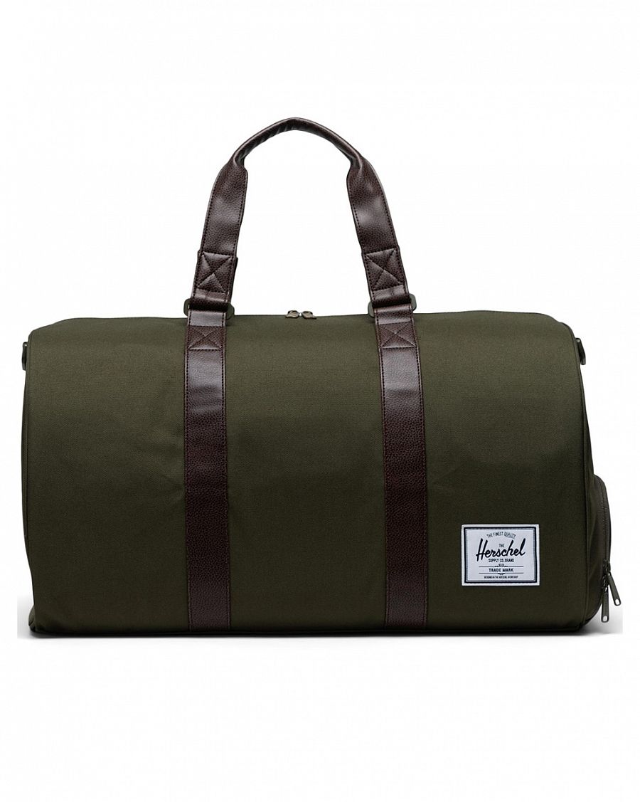 Сумка дорожная с отделом для обуви Herschel Novel Ivy Green Chicory Coffee отзывы