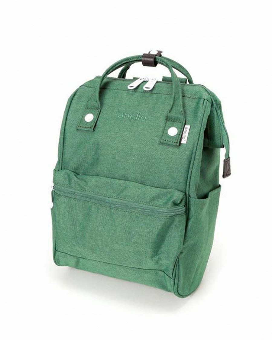 Рюкзак водоотталкивающий с двумя ручками Anello Kuchigane Japan Green отзывы