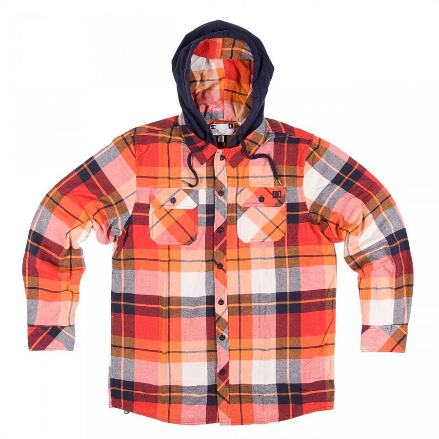 Рубашка DC North Pointe LS Shirt Bright red отзывы