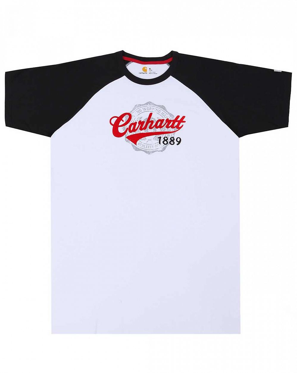 Футболка женская свободная Carhartt USA 8026 White Black отзывы Футболка женская свободная Carhartt USA 8026 White Black отзывы