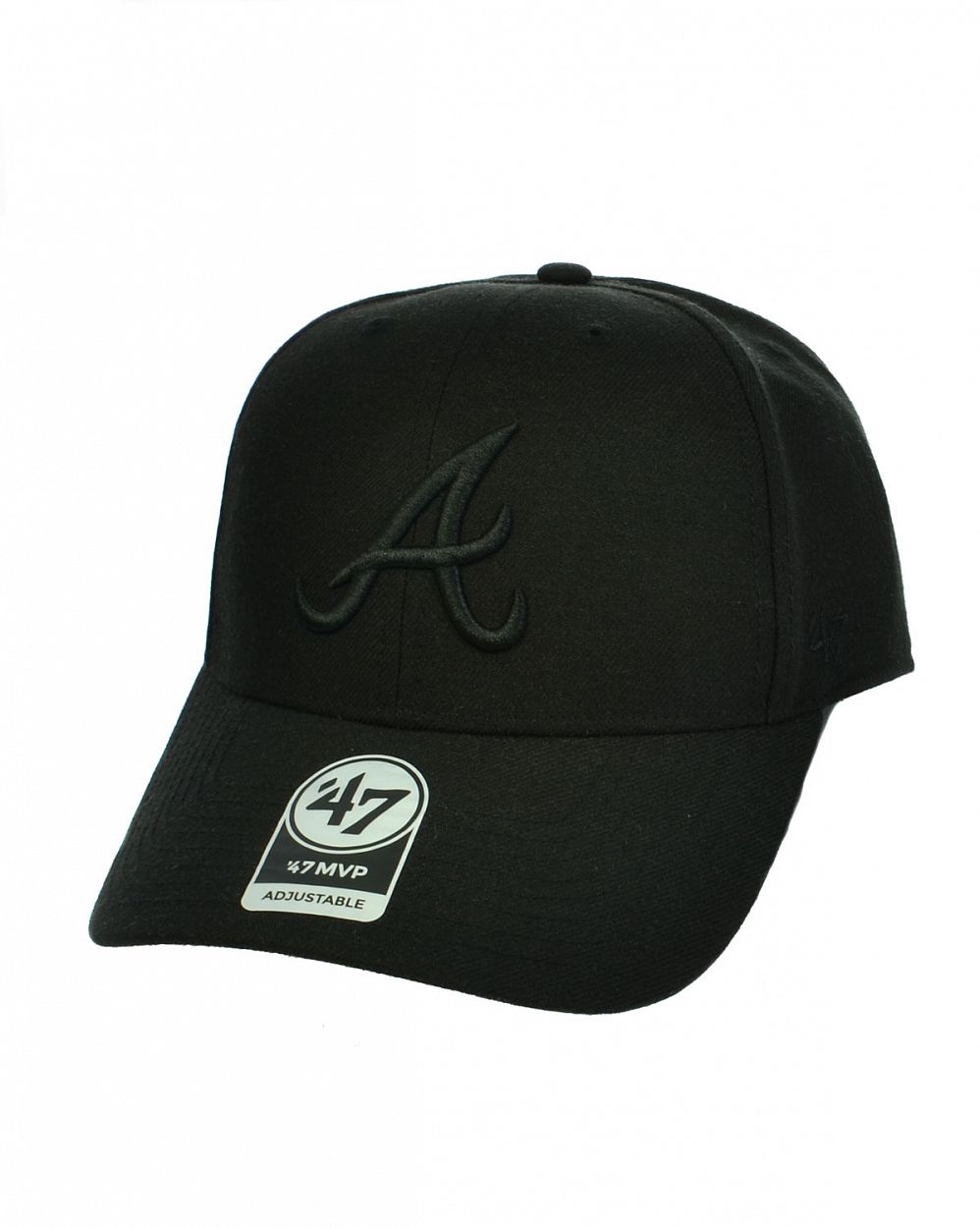 Бейсболка классическая с изогнутым козырьком '47 Brand MVP Atlanta Braves Black отзывы