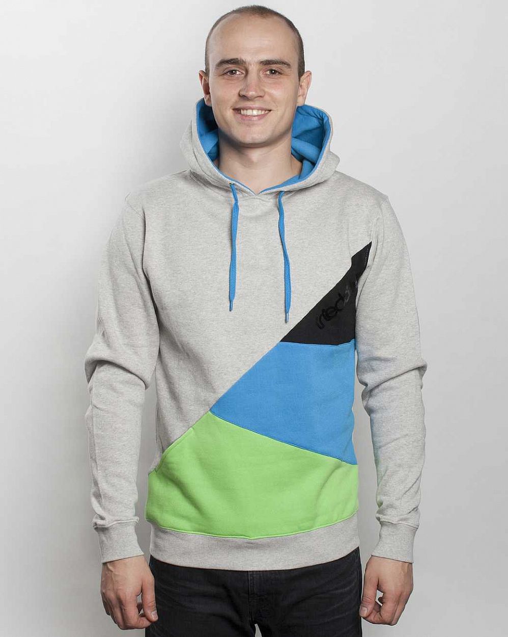 Толстовка Iriedaily Diagonal 2 Hooded Sweat Grey-mel отзывы