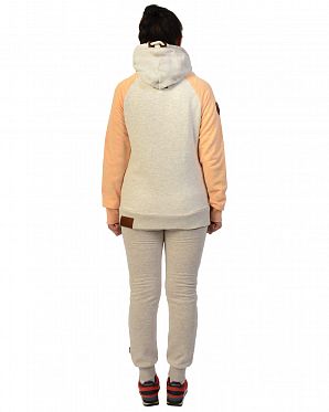 Толстовка женская с капюшоном Naketano So ein Otto IV Oma Burning Grey Толстовка женская с капюшоном Naketano So ein Otto IV Oma Burning Grey