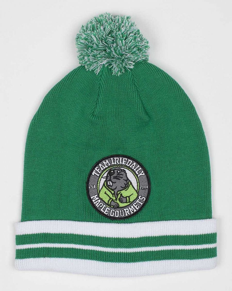 Шапки Iriedaily Sk8 Beaver Beanie Green отзывы