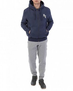 Толстовка с капюшоном на молнии Realm & Empire Great Britain Navy Marl Толстовка с капюшоном на молнии Realm & Empire Great Britain Navy Marl
