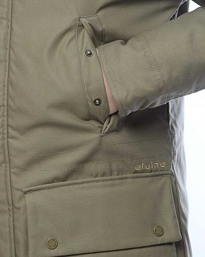 Парка мужская утепленная водоотталкивающая Швеция Elvine Simo Khaki
