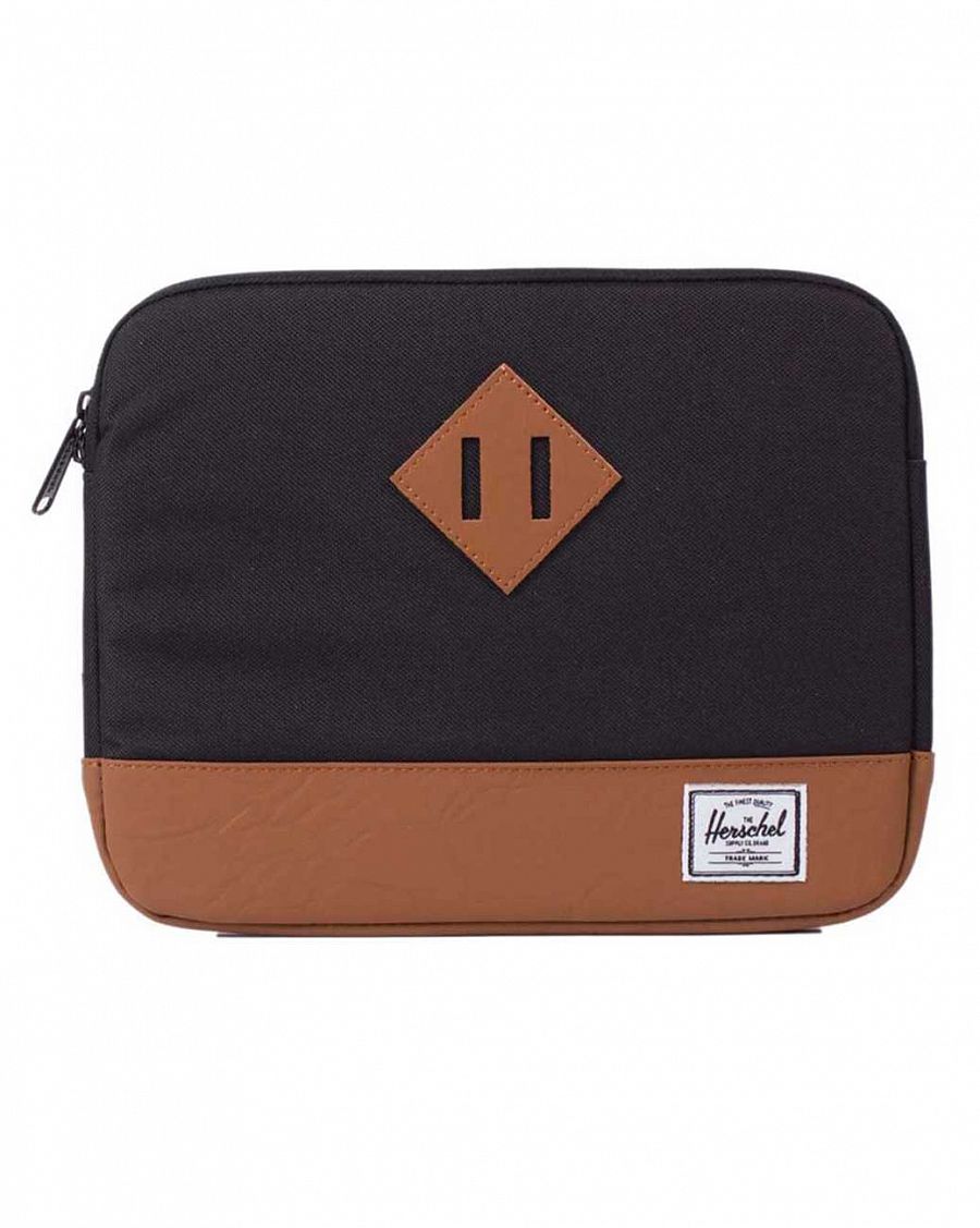 Чехол водоотталкивающий кожа Herschel Heritage iPad Black отзывы