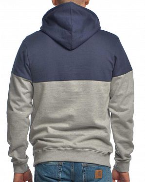 Толстовка мужская с капюшоном Iriedaily Hipster Block Navy