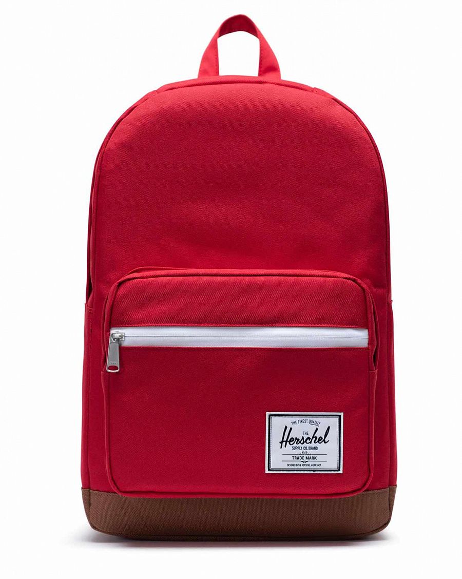 Рюкзак водоотталкивающий с отделом для 15 ноутбука Herschel Pop Quiz Red Saddle Brown отзывы