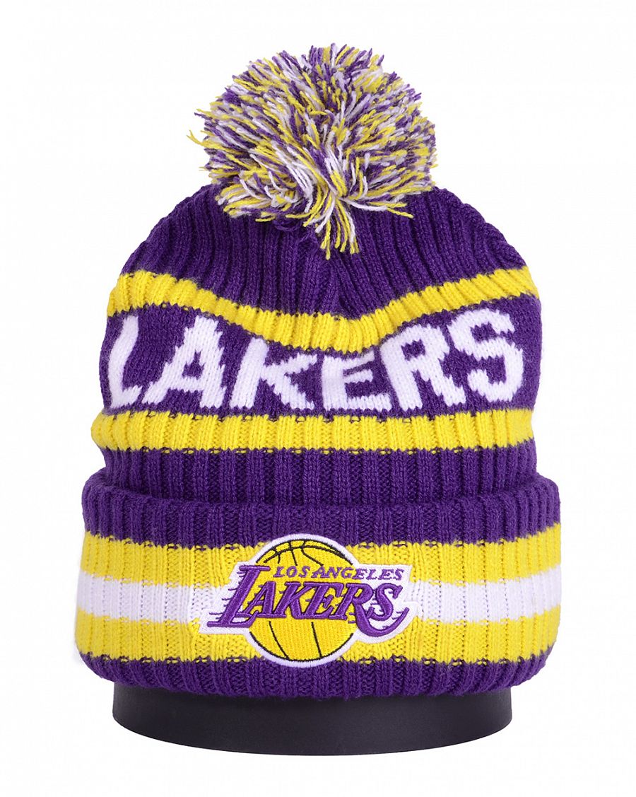 Шапка с помпоном на флисе '47 Brand NBA Los Angeles Lakers Purple Yellow отзывы Шапка с помпоном на флисе '47 Brand NBA Los Angeles Lakers Purple Yellow отзывы