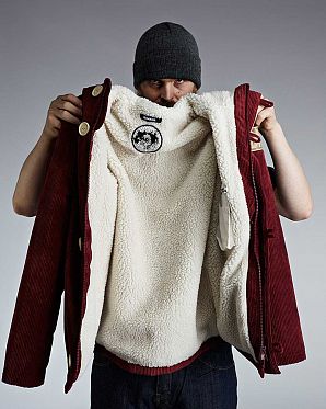 Куртка водоотталкивающая на меху Makia Raglan Jacket Cordovan Куртка водоотталкивающая на меху Makia Raglan Jacket Cordovan