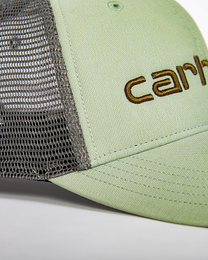 Бейсболка сетка Carhartt Style # 101195 Canvas Mesh-Back Logo Graphic Cap Mint