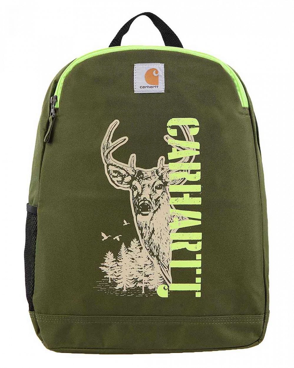 Рюкзак водоотталкивающий износостойкий Carhartt USA Tradishional Backpack Green отзывы