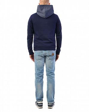 Толстовка мужская с капюшоном Iriedaily Ean Effort Hoody Navy