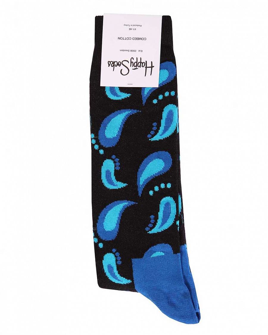 Носки мужские Happy Socks Blue Black отзывы