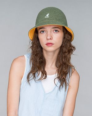 Панама Kangol FLIP IT REV CASUAL K3555 OIL GREEN WARM APRICOT Панама Kangol FLIP IT REV CASUAL K3555 OIL GREEN WARM APRICOT
