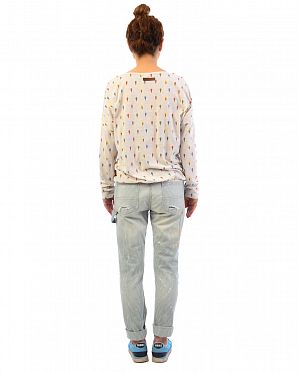 Футболка женская с длинным рукавом Naketano Gewitzt Oma Футболка женская с длинным рукавом Naketano Gewitzt Oma