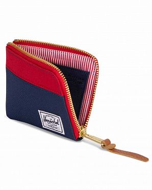Кошелек на молнии и слотом для карт Herschel Johnny Red Navy Кошелек на молнии и слотом для карт Herschel Johnny Red Navy