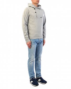 Толстовка мужская с капюшоном Iriedaily Ean Effort Hoody Grey Mel