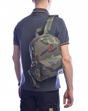 Рюкзак водоотталкивающий маленький 8848 Kids Green Stripe