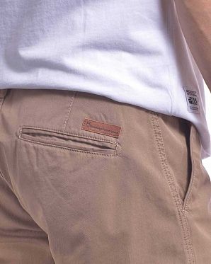 Шорты мужские Knowledge Cotton Apparel Chino Short Khaki