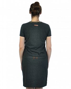 Платье женское короткий рукав Naketano Valla Billa II Anthracite Melange Платье женское короткий рукав Naketano Valla Billa II Anthracite Melange