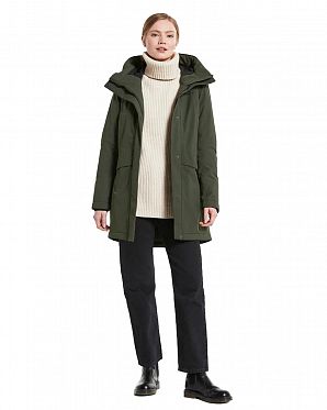 Демисезонная парка женская Didriksons Cajsa Green