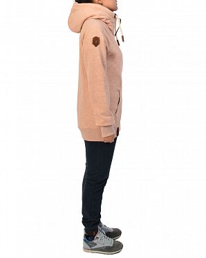 Толстовка женская на молнии с капюшоном Naketano Brazzo Pastel Pink