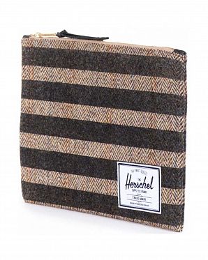 Клатч Herschel Network Large Harris Tweed Black Stripe Клатч Herschel Network Large Harris Tweed Black Stripe