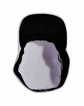 Бейсболка летняя с изогнутым козырьком Kangol Golf Panel Stripe Spacecap White