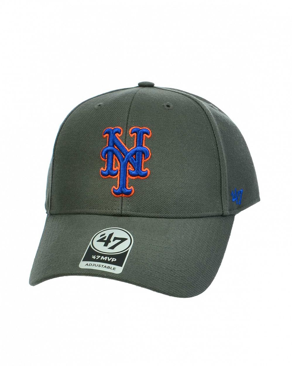 Бейсболка классическая с изогнутым козырьком '47 Brand MVP New York Mets CCC Charcoal отзывы