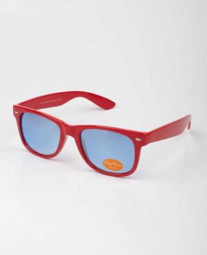 Очки Sunglasses Classic Modern Wayfarer Colored Lens Red Очки Sunglasses Classic Modern Wayfarer Colored Lens Red