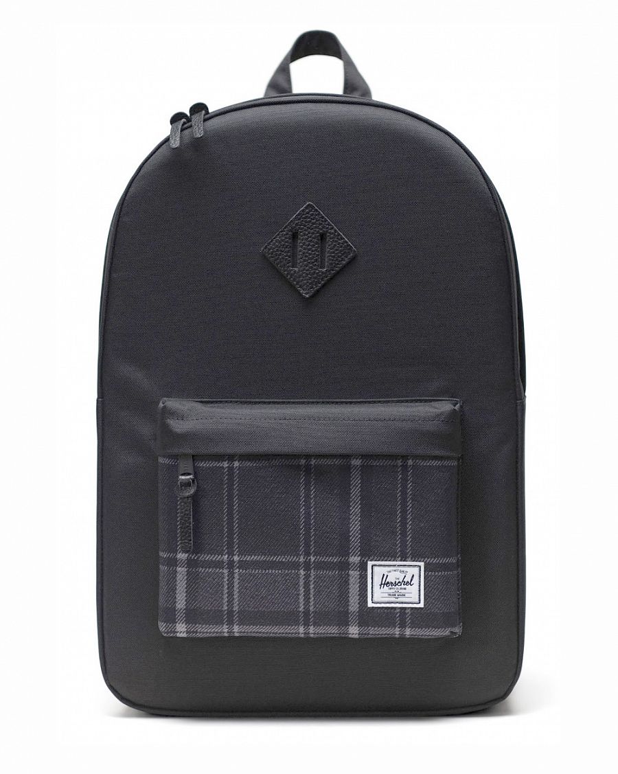 Рюкзак водоотталкивающий с карманом для 15 ноутбука Herschel Heritage Black Grayscale Plaid отзывы Рюкзак водоотталкивающий с карманом для 15 ноутбука Herschel Heritage Black Grayscale Plaid отзывы