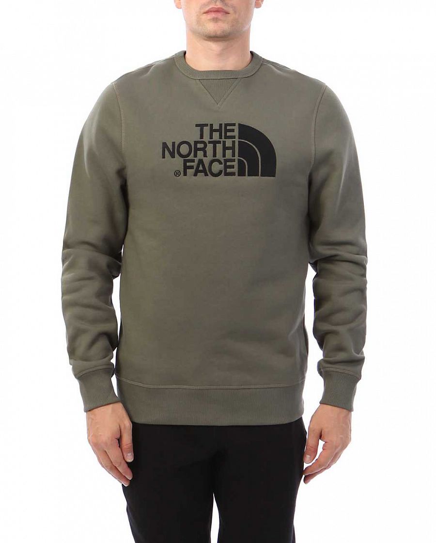 Толстовка мужская свитшот хлопок The North Face Drew Peak Green отзывы