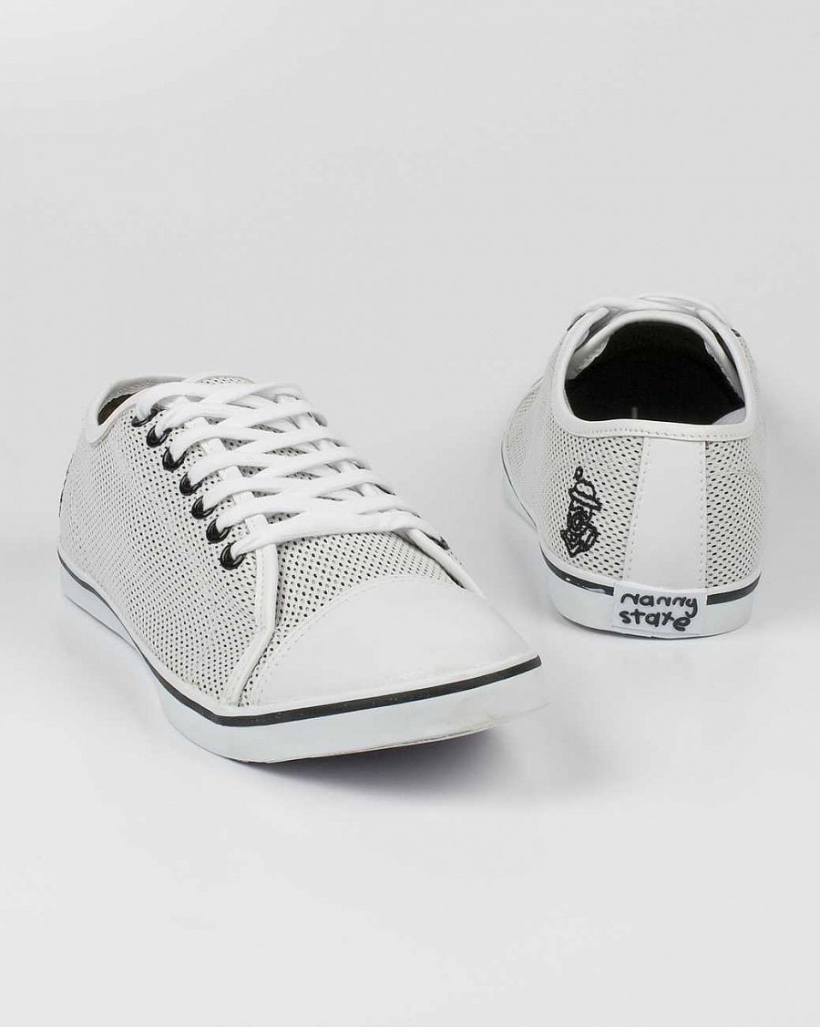 Кеды Nanny State Toe Shoe Mesh White Black отзывы