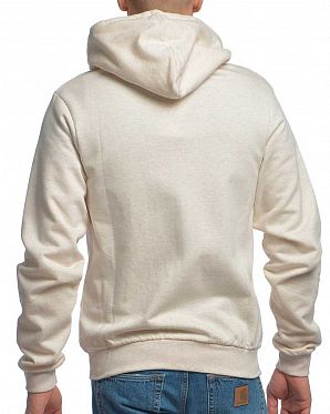 Толстовка мужская на молнии с капюшоном Iriedaily Desire Effect Ecru