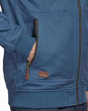 Ветровка водоотталкивающая на флисе Iriedaily Sober Mix Blue