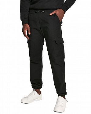 Джоггеры карго мужские Urban Classics 3199 Ripstop Black Джоггеры карго мужские Urban Classics 3199 Ripstop Black