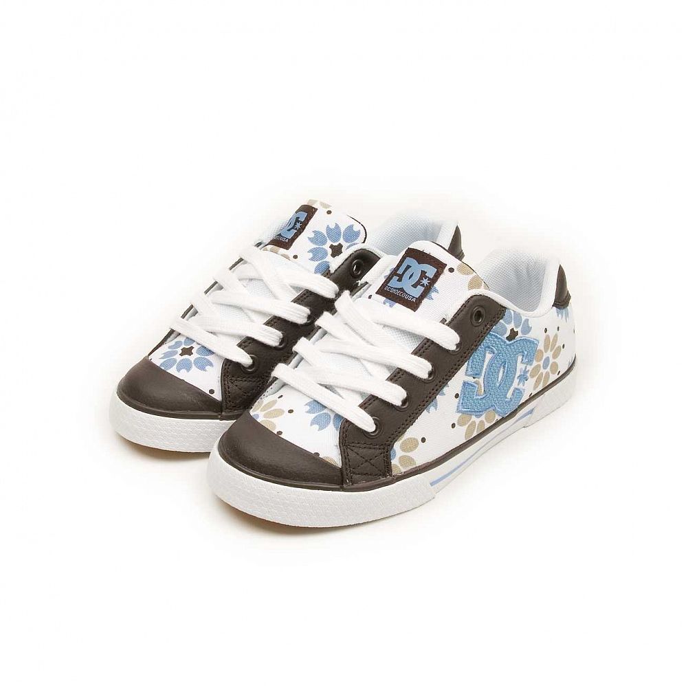 Кеды женские DC Shoes Chelsea W'S White Dark Chocolate отзывы