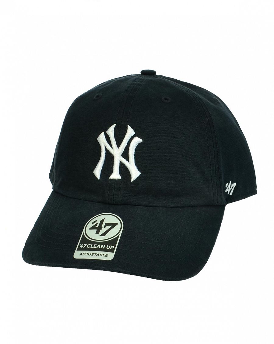 Бейсболка классическая с изогнутым козырьком '47 Brand Clean Up New York Yankees VB Vintage Black отзывы