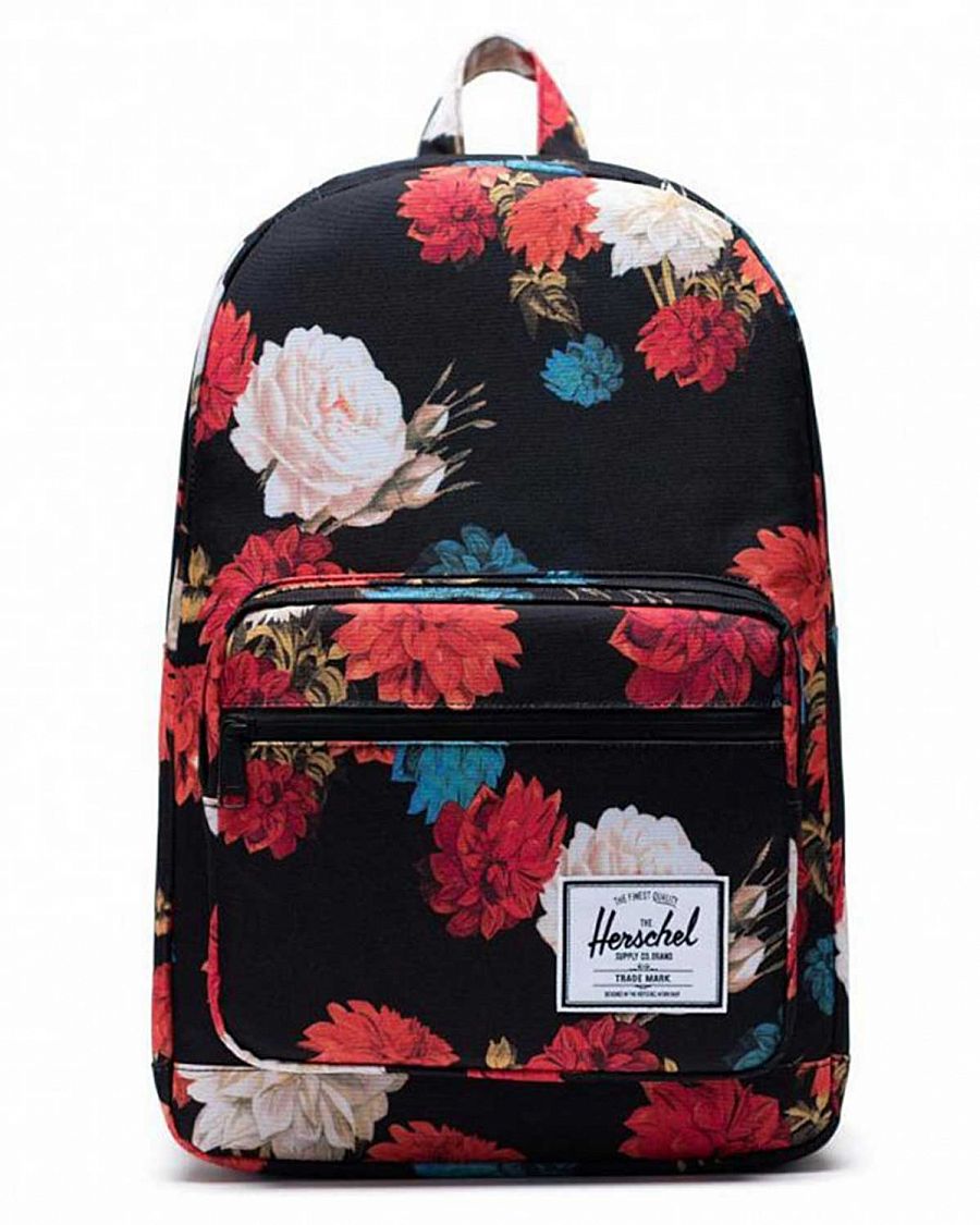 Рюкзак водоотталкивающий с отделом для 15 ноутбука Herschel Pop Quiz Vintage Floral Black отзывы
