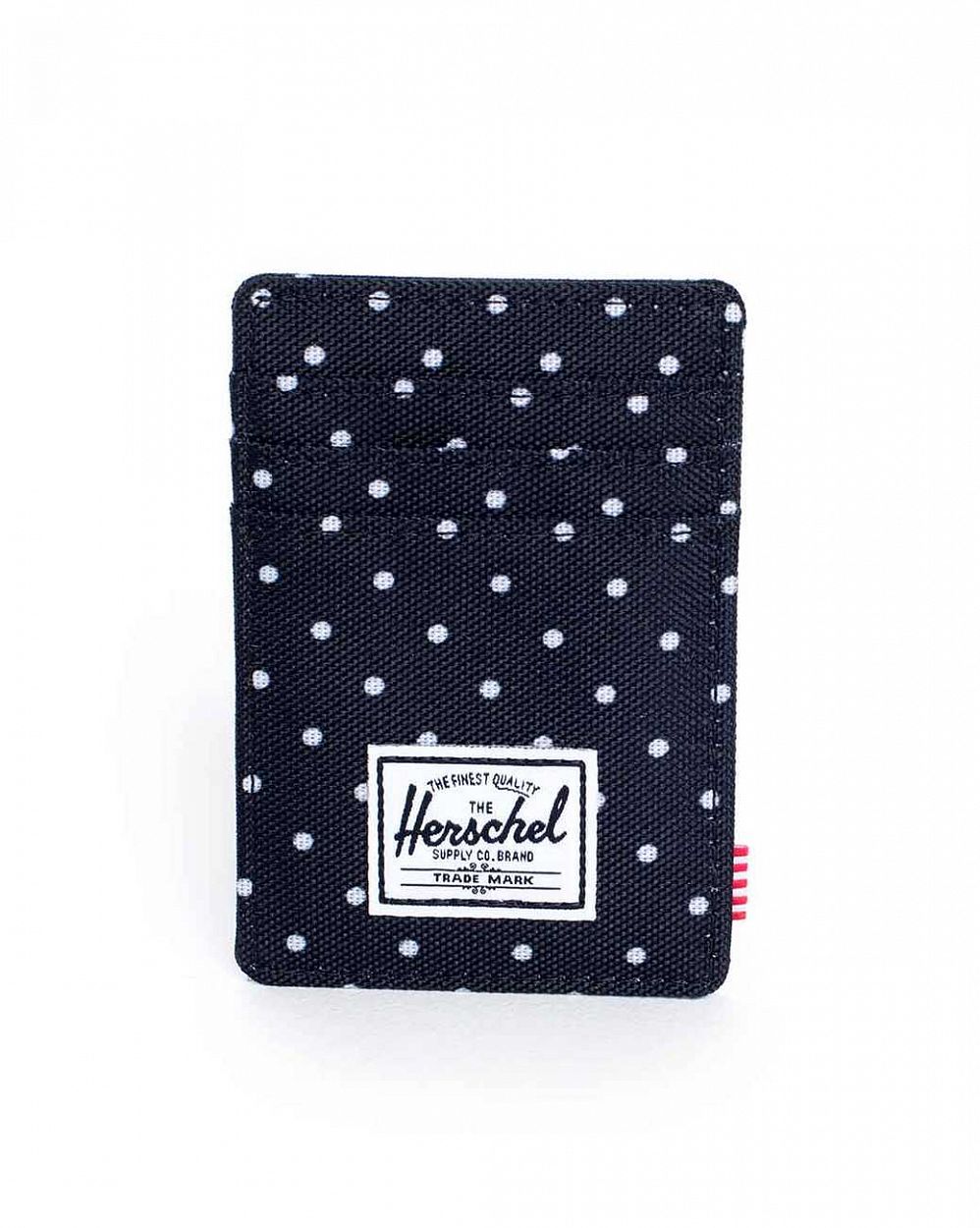 Кейс для кредиток на клипе Herschel Raven Polka Dot Small отзывы