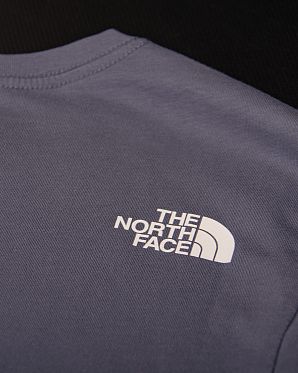 Футболка мужская The North Face Reflective Front Box Grey Blue Футболка мужская The North Face Reflective Front Box Grey Blue